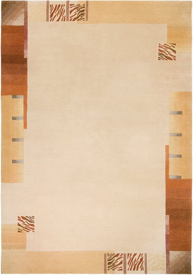 LUXOR living Wollteppich Patana Spezial, rechteckig, Höhe: 12 mm, Nepalteppich, reine Wolle, handgeknüpft, mit Bordüre LUXOR living Wollteppich Patana Spezial, rechteckig, Höhe: 12 mm, Nepalteppich, reine Wolle, handgeknüpft, mit Bordüre von LUXOR living