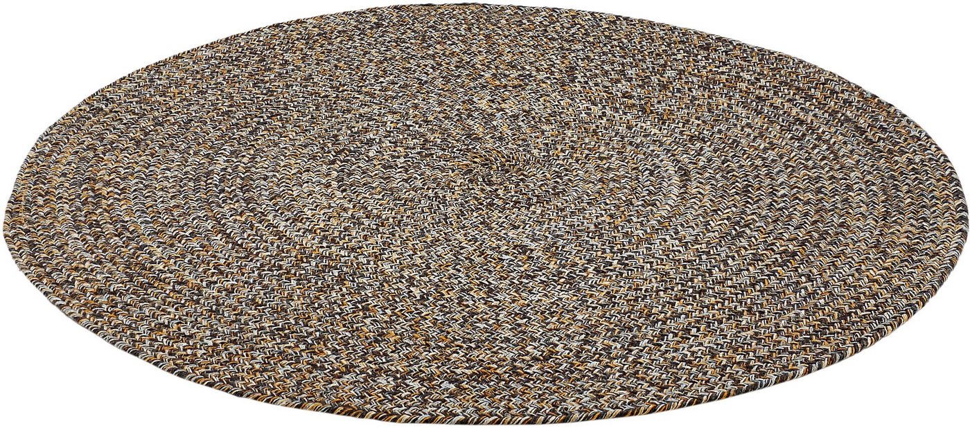 Teppich Varberg, LUXOR living, rund, Höhe: 5 mm, Handweb Teppich, meliert, reine Baumwolle, handgewebt von LUXOR living