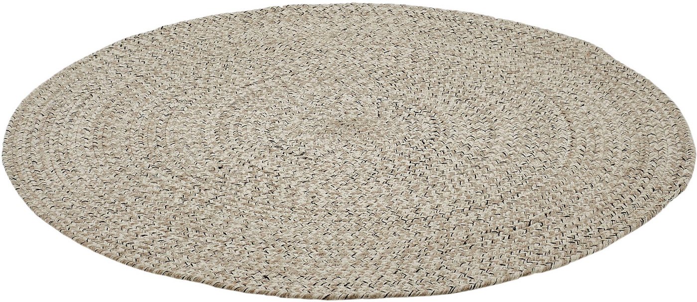 Teppich Varberg, LUXOR living, rund, Höhe: 5 mm, Handweb Teppich, meliert, reine Baumwolle, handgewebt von LUXOR living