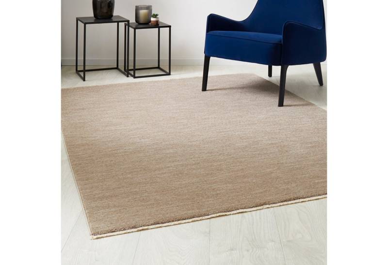 LUXOR living Teppich Vilnius, rechteckig, Höhe: 13 mm, melierte Optik, weicher Flor, mit Fransen, Wohnzimmer von LUXOR living