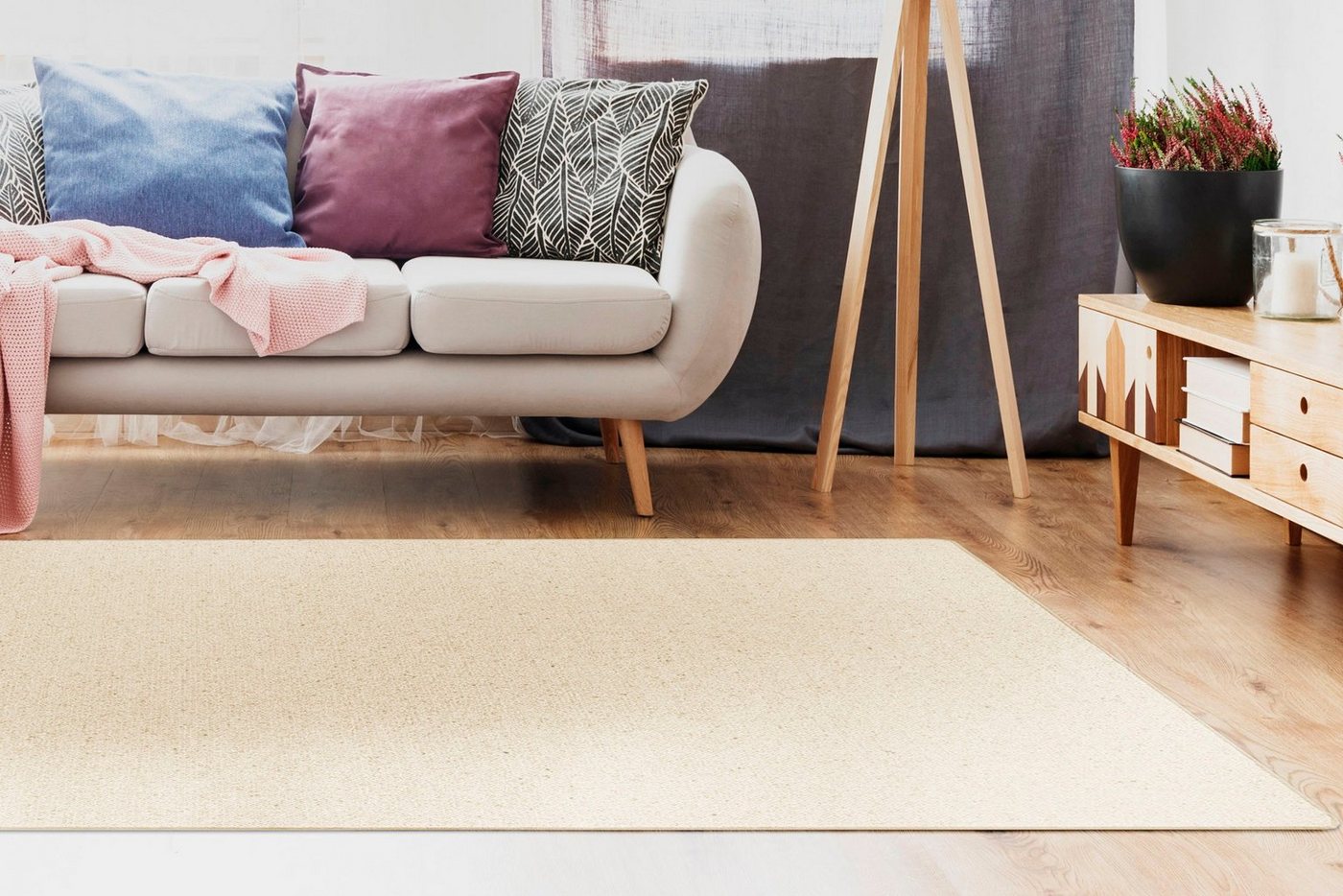 LUXOR living Wollteppich Sheffield, Made in Germany, rechteckig, Höhe: 5 mm, melierte Berber-Optik, reine Wolle, auch als Läufer erhältlich LUXOR living Wollteppich Sheffield, Made in Germany, rechteckig, Höhe: 5 mm, melierte Berber-Optik, reine Wolle, auch als Läufer erhältlich von LUXOR living