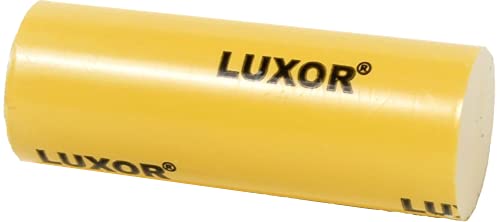 Polierpaste LUXOR GELB – sehr hoher Glanz, Finish für Edelmetalle, Gold, Silber, Platin, Stahl, Edelstahl, Messing, Ø 30 x 80 mm von LUXOR