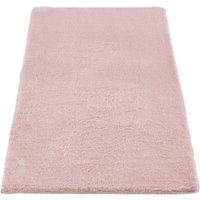 LUXORLIVING Teppich »Loano«, BxL: 60 x 120 cm, Polyester - rosa von LUXORLIVING