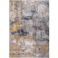 LUXORLIVING Teppich »Prima«, BxL: 120 x 170 cm, grau - gelb von LUXORLIVING