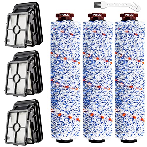 3 Pack 1868 CROSS Wave Brush Replacement and 3 Pack Replacement Filters 1866 for Bissel CrossWave 1785 2306 Vacuum Cleaner Vergleichen Sie mit Teil # 1608683 160-8683 1608684 von LUXRILIX