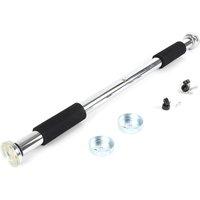 Wiltec Klimmzugstange aus Stahl, max. 160 kg, verchromt für Türrahmen 62-85 cm, Reckstange mit rutschfesten Griffen, Turnstange, Türreck, Wiltec Klimmzugstange aus Stahl, max. 160 kg, verchromt für Türrahmen 62-85 cm, Reckstange mit rutschfesten Griffen, Turnstange, Türreck, von LUXTRI