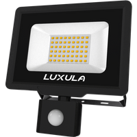 LED-Fluter mit Bewegungsmelder, 50 W, 3000 K von LUXULA