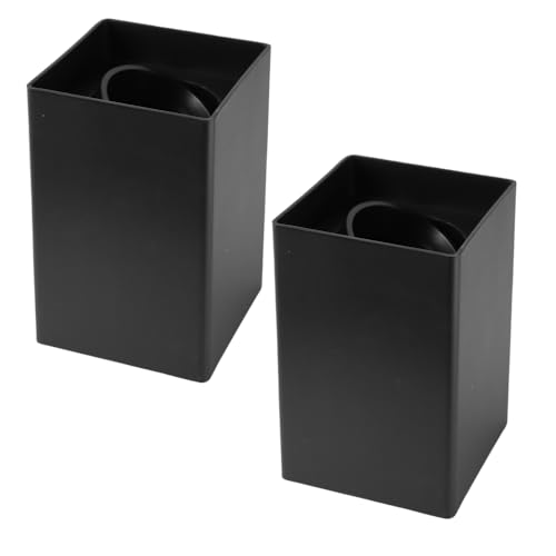 LUXULA 2er Set Aufbauspot Aufbaustrahler mit GU10 Fassung - 45° Schwenkbar - eckig - schwarz - Kunststoff - Deckenspot Aufbauleuchte - 230V - ohne Leuchtmittel von LUXULA