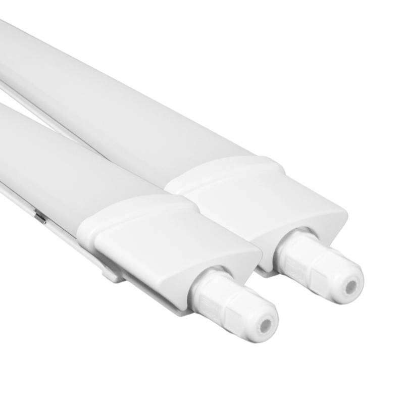 LUXULA 2er-Set LED Feuchtraumleuchte 120cm 36W LED Fest Eingebaut 4000K Neutralweiß IP65 Fast Connector von LUXULA