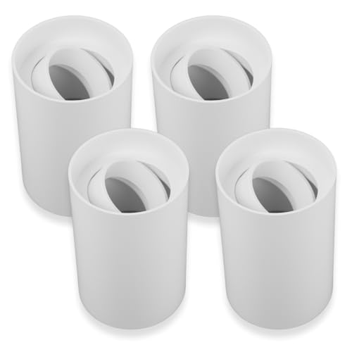 LUXULA 4er Set Aufbauspot Aufbaustrahler mit GU10 Fassung - 45° Schwenkbar - rund - weiß - Kunststoff - Deckenspot Aufbauleuchte - 230V - ohne Leuchtmittel LUXULA 4er Set Aufbauspot Aufbaustrahler mit GU10 Fassung - 45° Schwenkbar - rund - weiß - Kunststoff - Deckenspot Aufbauleuchte - 230V - ohne Leuchtmittel von LUXULA