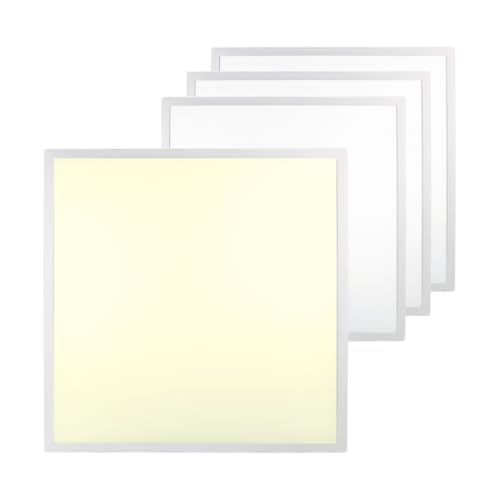 LUXULA 4x LED Panel 62x62cm Rasterleuchte - 36W 3600lm - 3000K Warmweiß - flimmerfrei - mit Netzteil 230V - LED Deckenleuchte für Rasterdecke - Einlegeleuchte Büroleuchte Gewerbe LUXULA 4x LED Panel 62x62cm Rasterleuchte - 36W 3600lm - 3000K Warmweiß - flimmerfrei - mit Netzteil 230V - LED Deckenleuchte für Rasterdecke - Einlegeleuchte Büroleuchte Gewerbe von LUXULA