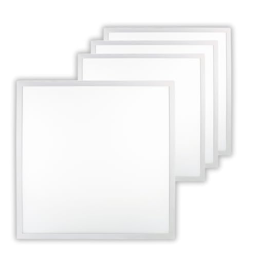 LUXULA 4x LED Panel 62x62cm Rasterleuchte - 36W 3600lm - 4000K Neutralweiß - flimmerfrei - mit Netzteil 230V - LED Deckenleuchte für Rasterdecke - Einlegeleuchte Büroleuchte Gewerbe LUXULA 4x LED Panel 62x62cm Rasterleuchte - 36W 3600lm - 4000K Neutralweiß - flimmerfrei - mit Netzteil 230V - LED Deckenleuchte für Rasterdecke - Einlegeleuchte Büroleuchte Gewerbe von LUXULA