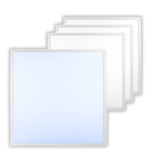LUXULA 4x LED Panel 62x62cm Rasterleuchte - 36W 3600lm - 6000K Kaltweiß - flimmerfrei - mit Netzteil 230V - LED Deckenleuchte für Rasterdecke - Einlegeleuchte Büroleuchte Gewerbe LUXULA 4x LED Panel 62x62cm Rasterleuchte - 36W 3600lm - 6000K Kaltweiß - flimmerfrei - mit Netzteil 230V - LED Deckenleuchte für Rasterdecke - Einlegeleuchte Büroleuchte Gewerbe von LUXULA