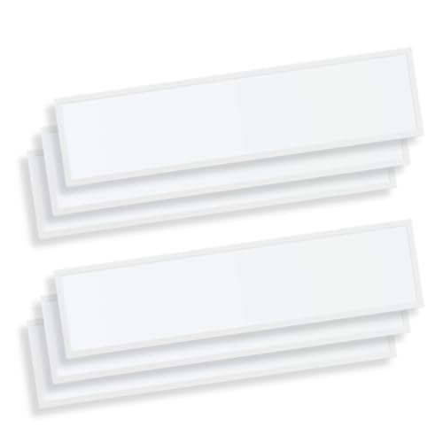 LUXULA 6er Pack LED Panel 120x30cm - 4000K Neutralweiß 40W 4400lm - UGR<19 blendfrei - flimmerfrei - Backlit - Rasterleuchte Einbaupanel für Rasterdecke - inkl. 230V Netzteil von LUXULA