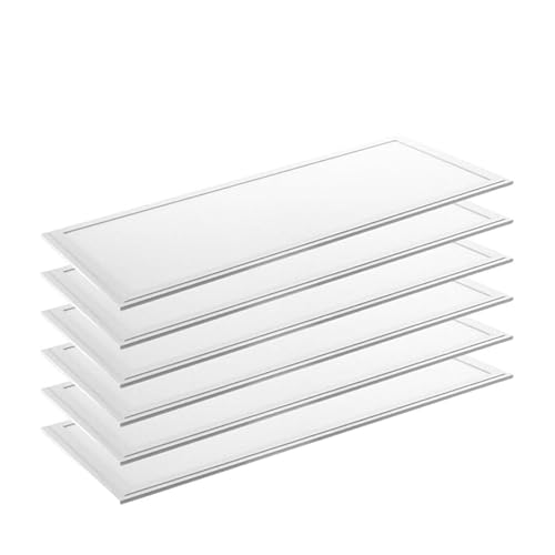 LUXULA 6er Pack LED Panel 120x30cm - 6000K Kaltweiß 36W 3600lm flimmerfrei - Backlit - Rasterleuchte Einbaupanel für Rasterdecke - Bürolampe inkl. 230V Netzteil LUXULA 6er Pack LED Panel 120x30cm - 6000K Kaltweiß 36W 3600lm flimmerfrei - Backlit - Rasterleuchte Einbaupanel für Rasterdecke - Bürolampe inkl. 230V Netzteil von LUXULA