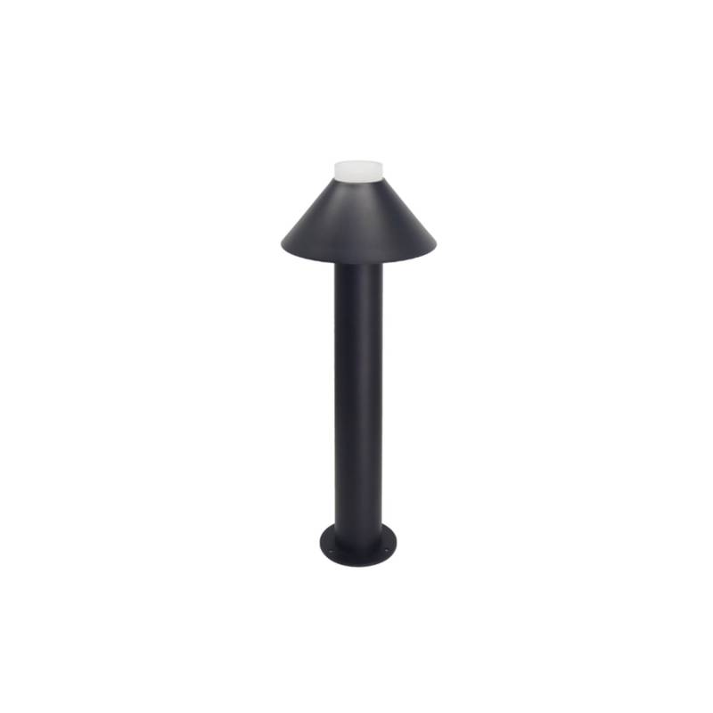 LUXULA Außenstandleuchte Schwarz GU10 Fassung IP44 Aluminium mit Erdspieß Höhe 60cm von LUXULA