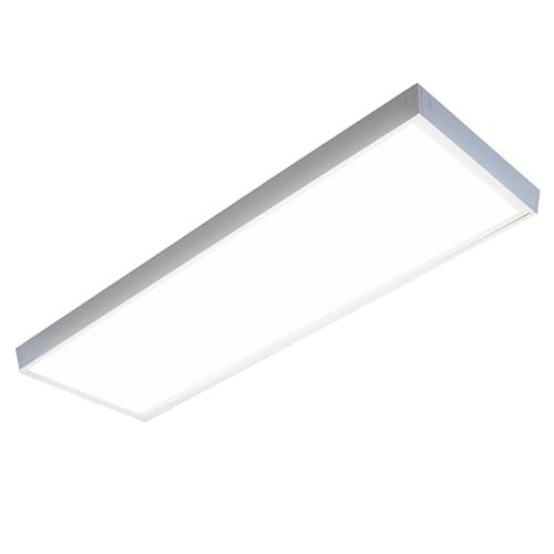 LUXULA Deckenleuchte LED-Panel 120cm - 36W 3600lm - 4000K Neutralweiß - mit Netzteil 230V - flimmerfrei - 120x30x6,4cm - Deckenlampe Büro Wohnzimmer Schlafzimmer Flur - Aufbau LUXULA Deckenleuchte LED-Panel 120cm - 36W 3600lm - 4000K Neutralweiß - mit Netzteil 230V - flimmerfrei - 120x30x6,4cm - Deckenlampe Büro Wohnzimmer Schlafzimmer Flur - Aufbau von LUXULA