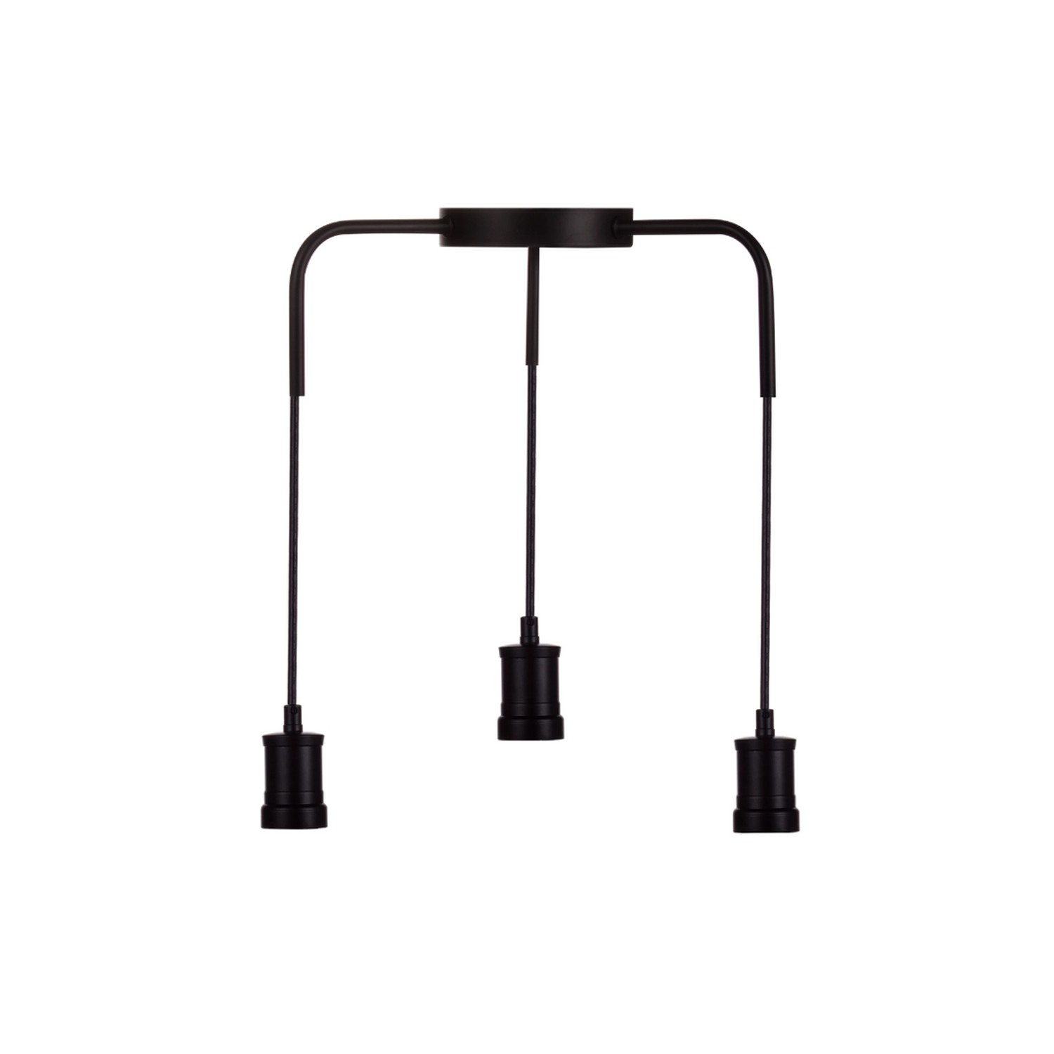 LUXULA Hängeleuchte 3-Flammig E27 Fassung Pendelleuchte Industrie Design Moderne Hängelampe Schwarz Metall Deckenlampe LUXULA Hängeleuchte 3-Flammig E27 Fassung Pendelleuchte Industrie Design Moderne Hängelampe Schwarz Metall Deckenlampe von LUXULA