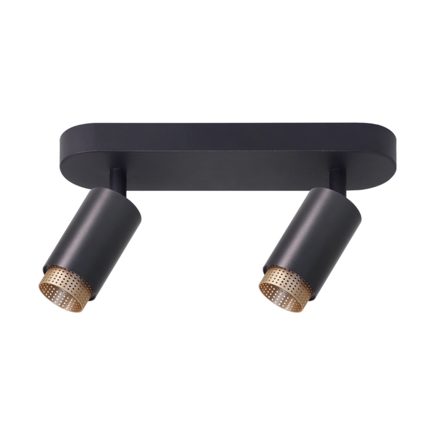 LUXULA LED Aufbauspot 2-Flammig GU10 Schwenkbar Design Deckenspot Deckenstrahler Akzentbeleuchtung Kontrast-Innenring Schwarz Gold LUXULA LED Aufbauspot 2-Flammig GU10 Schwenkbar Design Deckenspot Deckenstrahler Akzentbeleuchtung Kontrast-Innenring Schwarz Gold von LUXULA