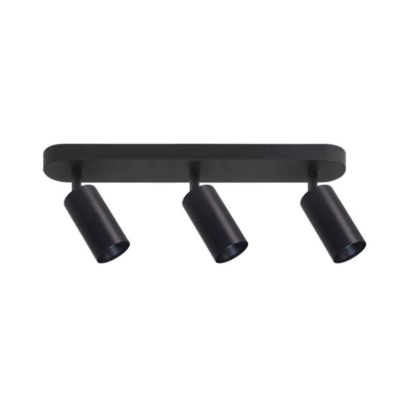 LUXULA LED Aufbauspot 3-Flammig GU10 Schwenkbar Deckenstrahler Deckenspot Akzentbeleuchtung Deckenlampe Aluminium Schwarz LUXULA LED Aufbauspot 3-Flammig GU10 Schwenkbar Deckenstrahler Deckenspot Akzentbeleuchtung Deckenlampe Aluminium Schwarz von LUXULA