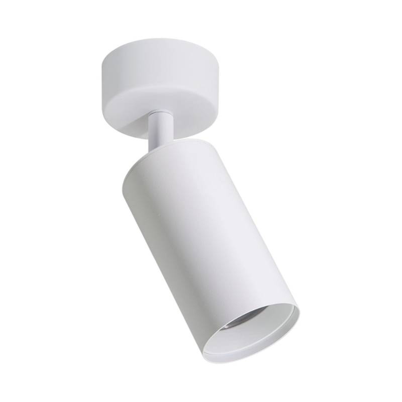 LUXULA LED Aufbauspot GU10 Schwenkbar Deckenstrahler Deckenspot Akzentbeleuchtung Deckenlampe Aluminium Weiß von LUXULA