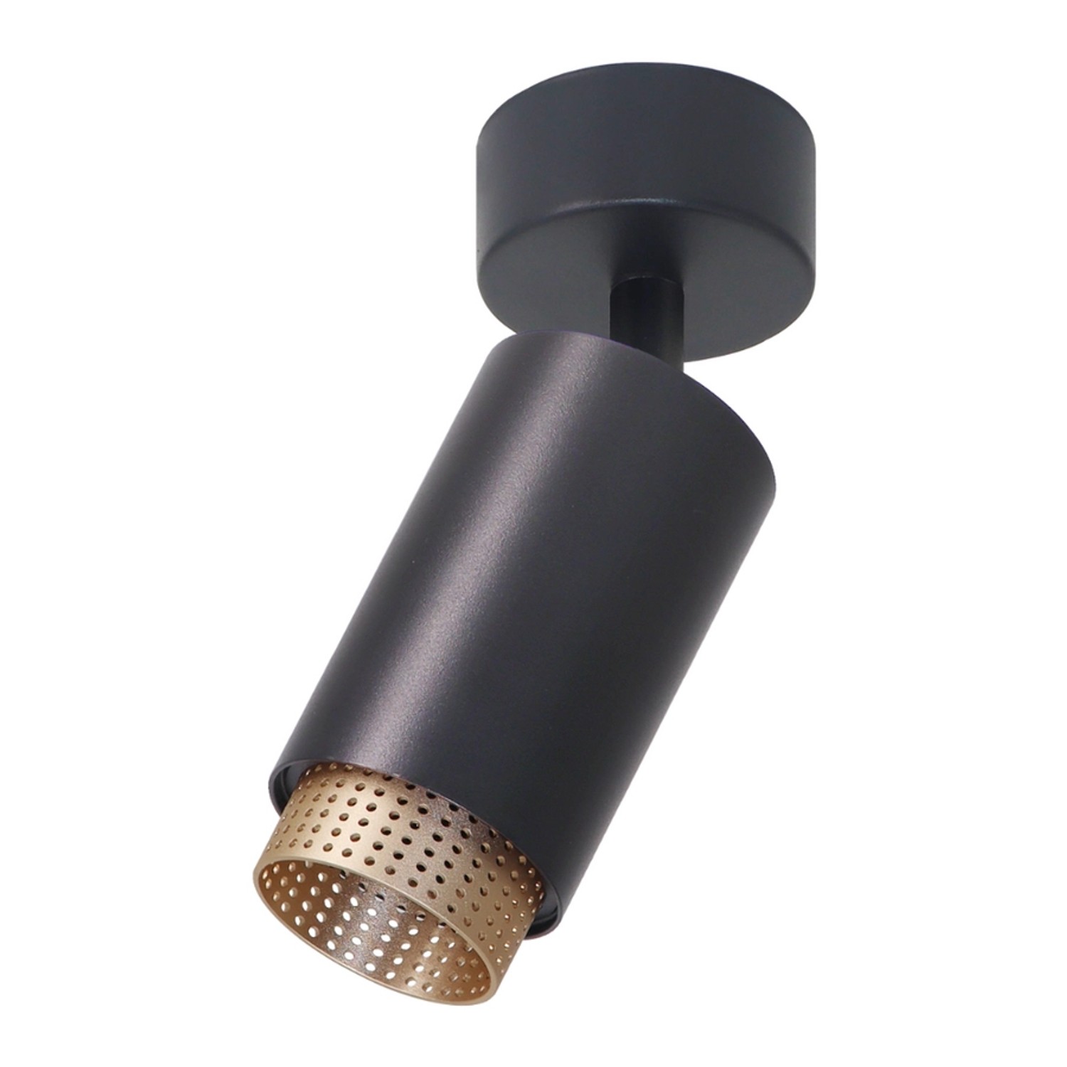 LUXULA LED Aufbauspot GU10 Schwenkbar Design Deckenspot Deckenstrahler Akzentbeleuchtung Kontrast-Innenring Schwarz Gold LUXULA LED Aufbauspot GU10 Schwenkbar Design Deckenspot Deckenstrahler Akzentbeleuchtung Kontrast-Innenring Schwarz Gold von LUXULA