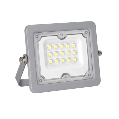 LUXULA LED Außenstrahler 10W 4000K Neutralweiß 900lm IP65 - kompakter Fluter für Garage, Garten, Einfahrt oder Terrasse - wasserdichter LED Scheinwerfer Aussenleuchte – Gehäuse Grau LUXULA LED Außenstrahler 10W 4000K Neutralweiß 900lm IP65 - kompakter Fluter für Garage, Garten, Einfahrt oder Terrasse - wasserdichter LED Scheinwerfer Aussenleuchte – Gehäuse Grau von LUXULA