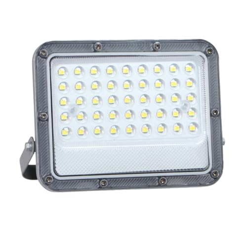 LUXULA LED Außenstrahler 30W 4000K Neutralweiß 3900lm IP65 - kompakter Fluter für Garage, Garten, Einfahrt oder Terrasse - wasserdichter LED Scheinwerfer Aussenleuchte – Gehäuse Grau von LUXULA
