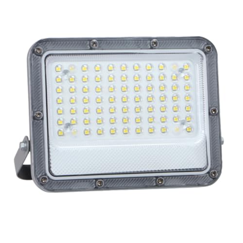 LUXULA LED Außenstrahler 50W 4000K Neutralweiß 6500lm IP65 - kompakter Fluter für Garage, Garten, Einfahrt oder Terrasse - wasserdichter LED Scheinwerfer Aussenleuchte – Gehäuse Grau von LUXULA