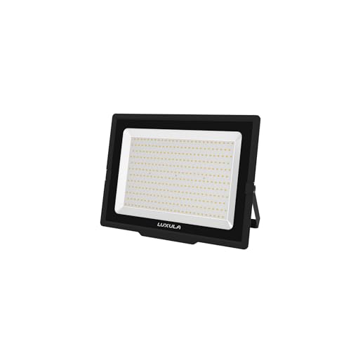 LUXULA LED Außenstrahler Flutlichtstrahler Fluter, 300 W, 30000 lm, 3000 K (warmweiß), IP65, TÜV von LUXULA