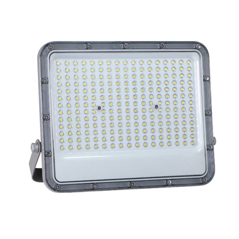 LUXULA LED Außenstrahler Flutlichtstrahler mit 150 W 4000 K Neutralweiß 18500 lm in Grau IP65 von LUXULA