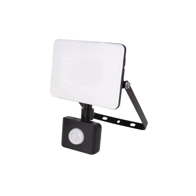 LUXULA LED-Außenstrahler mit Schnellverbinder und Bewegungsmelder Flutlichtstrahler mit 30 W 4000K Neutralweiß IP44 und 3000lm von LUXULA