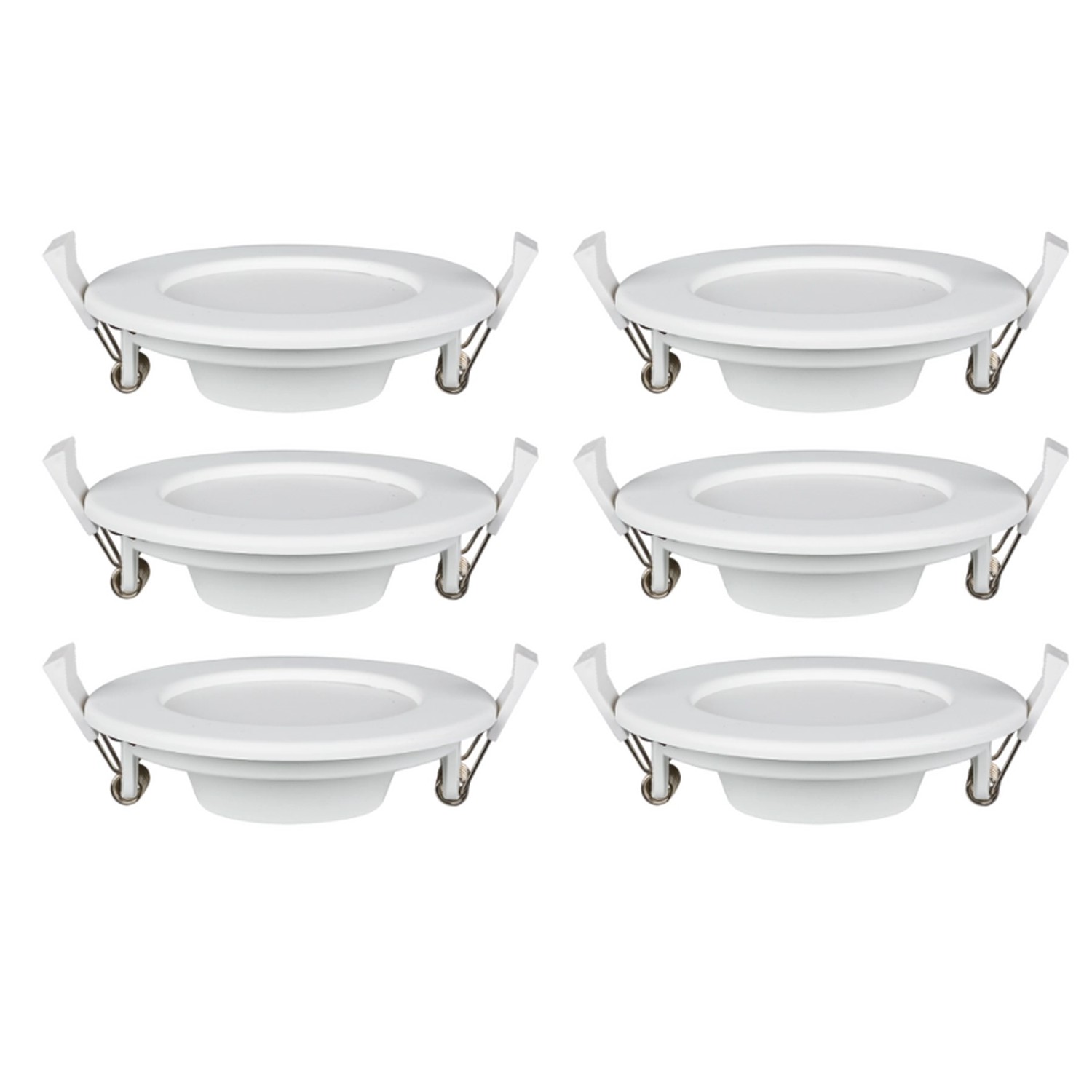 LUXULA LED Downlight Einbauleuchte Einbauspot CCT 3000K 4000K 6000K 6er Pack 18W 1880lm Rund Weiß von LUXULA
