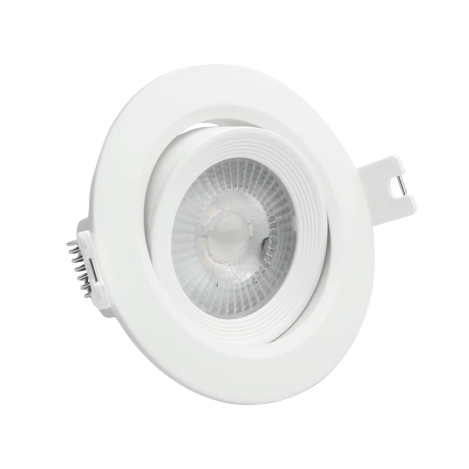 LUXULA LED Downlight Einbauleuchte Einbauspot Schwenkbar CCT 7W 718lm IP44 Weiß von LUXULA