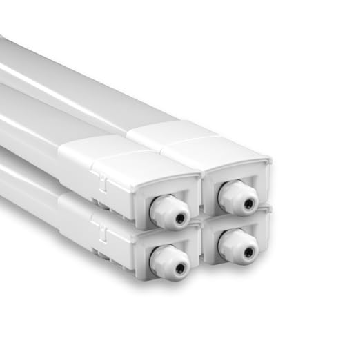 LUXULA LED Feuchtraumleuchte, 120 cm, 32 W, 3616 lm, 4000 K (neutralweiß), IP66, durchschleifbar, Fast Connector (4) von LUXULA