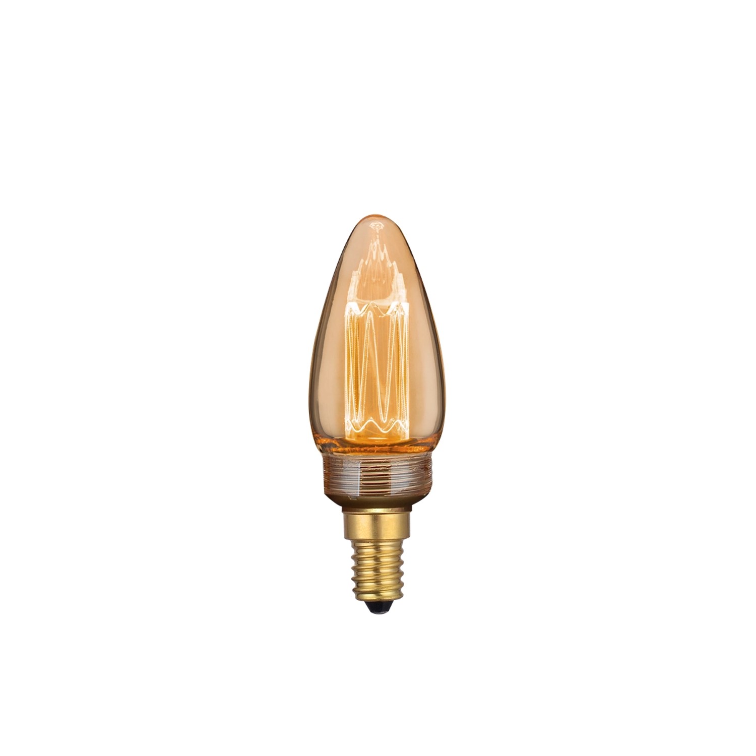 LUXULA LED Filament Leuchtmittel Kerze E14 Dimmbar Warmweiß Bernstein Glas Dekoration Lampe LUXULA LED Filament Leuchtmittel Kerze E14 Dimmbar Warmweiß Bernstein Glas Dekoration Lampe von LUXULA