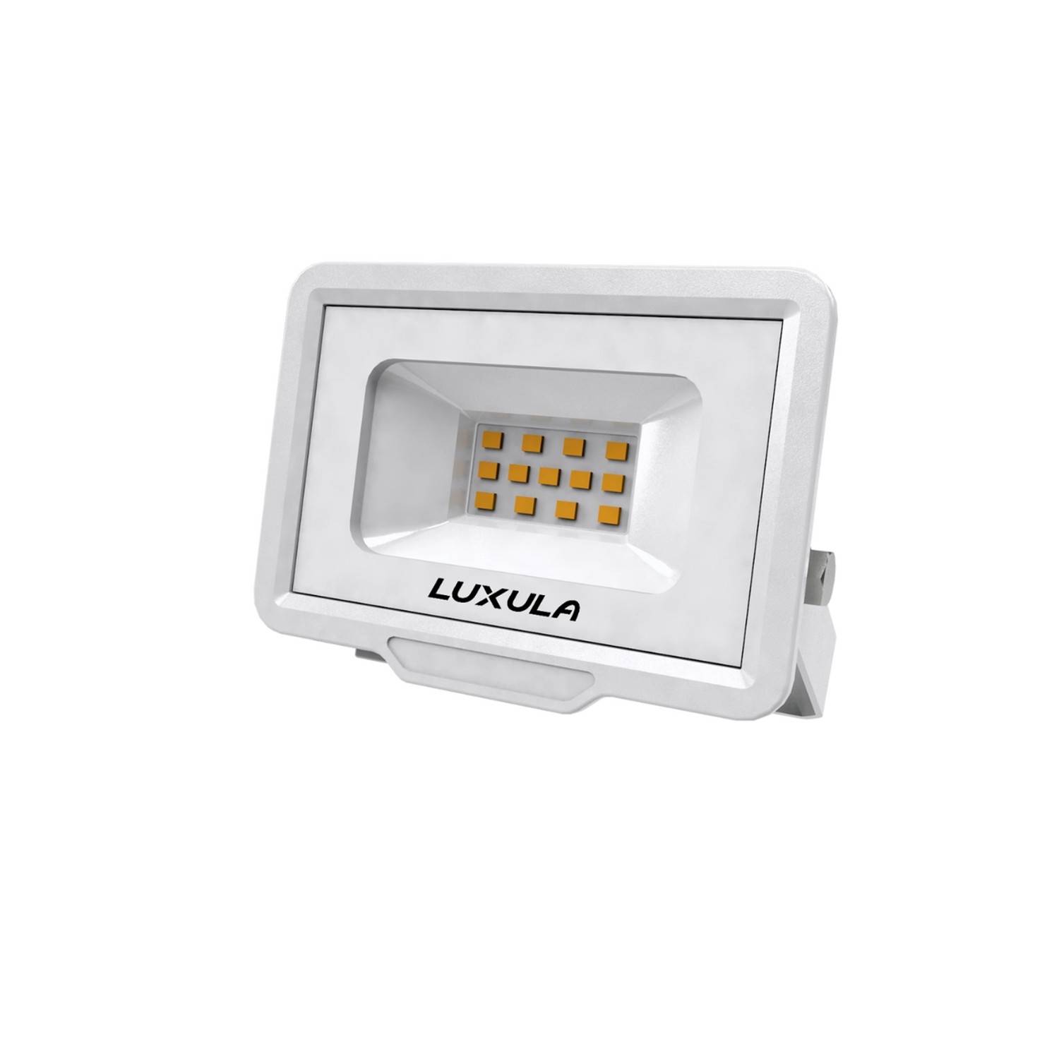 LUXULA LED Fluter Strahler 10W 1000lm 4000K Neutralweiß Flutlicht IP65 IK06 Slim Design Weiß von LUXULA