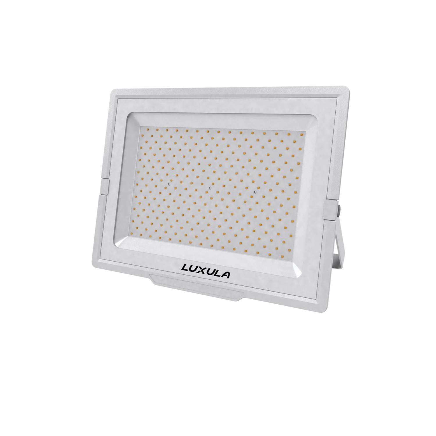 LUXULA LED Fluter Strahler 300W 30000lm 4000K Neutralweiß Außenstrahler IP65 IK06 Slim Weiß von LUXULA