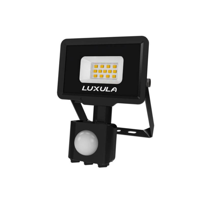 LUXULA LED Fluter mit Bewegungsmelder 10W Strahler 3000K Warmweiß 1000lm Außenstrahler Schwarz IP65 LUXULA LED Fluter mit Bewegungsmelder 10W Strahler 3000K Warmweiß 1000lm Außenstrahler Schwarz IP65 von LUXULA