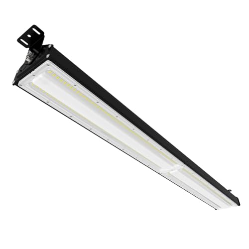 LUXULA LED Hallenleuchte High-Bay Hallenstrahler mit Marken-LEDs - 200W 24000lm - 5000K Neutralweiß Tageslicht - IP65 IK08 - linear - Industrielampe Werkstatt Lager von LUXULA