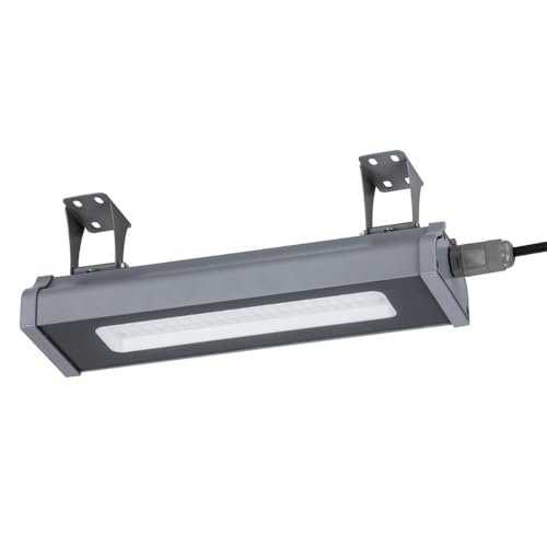 LUXULA LED Hallenstrahler 50W 2 Stück 5000K Neutralweiß 6200lm - Industrie Hallenleuchte für Werkstatt Lager Garage - 120lm/W IP65 IK06 - High Bay Industrielampe Hallenbeleuchtung Deckenleuchte von LUXULA