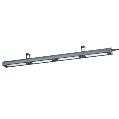 LUXULA LED Hallenstrahler 200W 5000K Neutralweiß 25000lm - Industrie Hallenleuchte für Werkstatt, Lager, Garage - 120lm/W IP65 IK06 – High Bay Industrielampe Hallenbeleuchtung von LUXULA