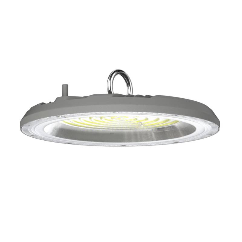 LUXULA LED HighBay UFO Hallenstrahler Grau 100W 10000lm CCT 3000-6500K Warm Neutral Kaltweiß IP65 Hallenleuchte von LUXULA