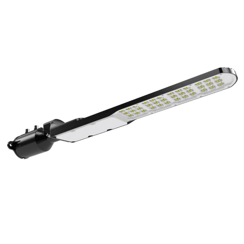 LUXULA LED Mastleuchte Straßenlampe LED Straßenleuchte SLIM 100 W 12000 lm IP65 Neutralweiß Wand und Mastmontage von LUXULA