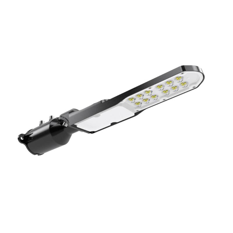 LUXULA LED Mastleuchte Straßenlampe LED Straßenleuchte SLIM 30 W 3600 lm IP65 Neutralweiß Wand und Mastmontage von LUXULA