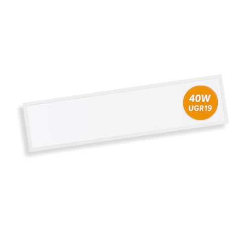LUXULA LED Panel 120x30cm - 4000K Neutralweiß 40W 4400lm - UGR<19 blendfrei - flimmerfrei - Backlit - Rasterleuchte Einbaupanel für Rasterdecke - inkl. 230V Netzteil LUXULA LED Panel 120x30cm - 4000K Neutralweiß 40W 4400lm - UGR<19 blendfrei - flimmerfrei - Backlit - Rasterleuchte Einbaupanel für Rasterdecke - inkl. 230V Netzteil von LUXULA