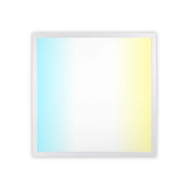 LUXULA LED Panel mit Farbtemperaturwechsel Rasterdeckenleuchte CCT 3000 bis 6000K 62x62cm Deckenleuchte Back-lit 36W 3600Lm von LUXULA