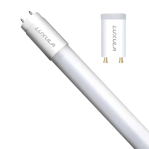 LUXULA LED Röhre 120cm - Kunststoff T8 G13-18W 2880lm - 6000K Kaltweiß - inkl. Starter-Brücke - Röhrenlampe Leuchstoffröhre Neonröhre von LUXULA