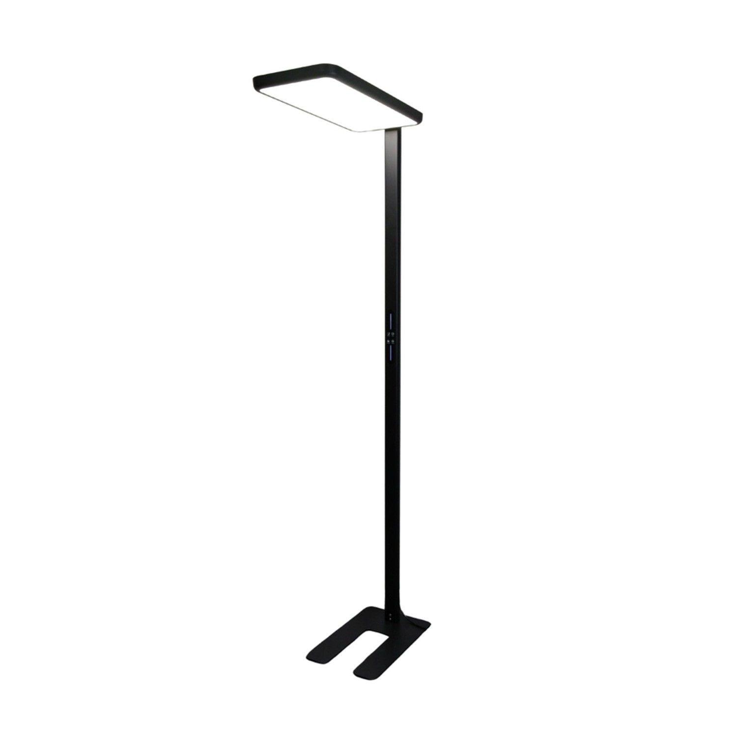 LUXULA LED Stehlampe Up/Down Bürolampe Schwarz 100W 7000LM 4000K Neutralweiß UGR16 CRI98 Dimmbar von LUXULA