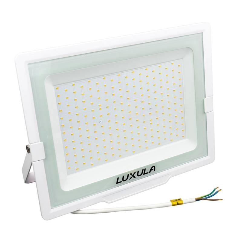 LUXULA LED Strahler 200W 20000lm Fluter 3000K Warmweiß Flutlichtstrahler Slim Design Außenstrahler IP65 Wetterfest und Robuster Baustrahler Weiß LUXULA LED Strahler 200W 20000lm Fluter 3000K Warmweiß Flutlichtstrahler Slim Design Außenstrahler IP65 Wetterfest und Robuster Baustrahler Weiß von LUXULA